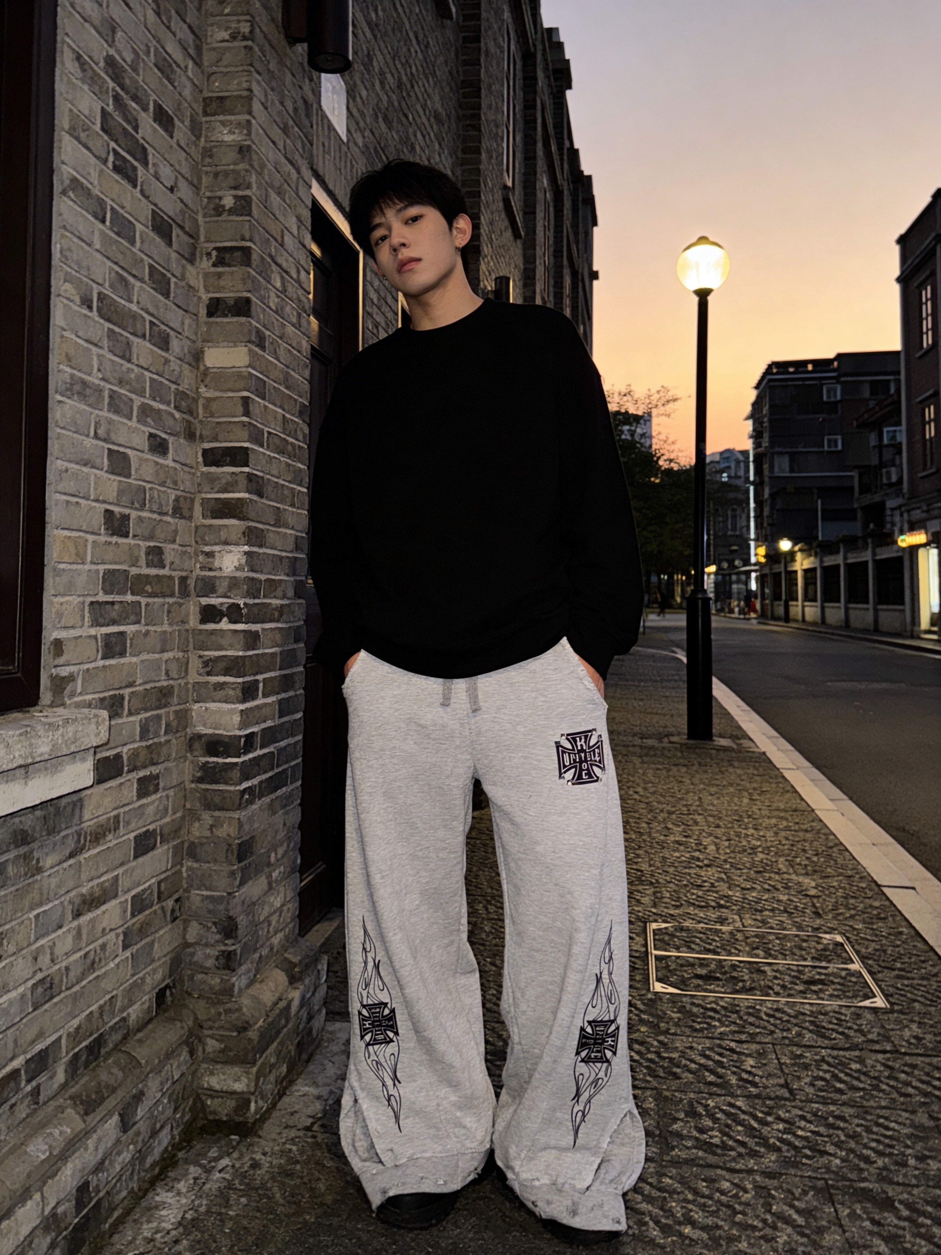 “Bravery” Upcycle Upside Down Pant