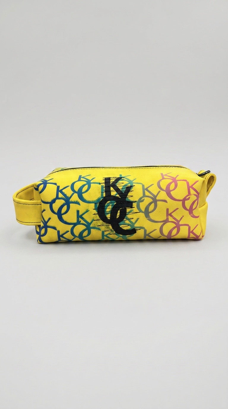 Yellow Monogram Dopp