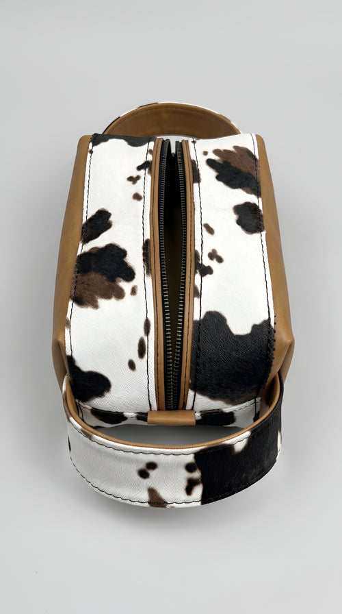 Cow Print Dopp Kit