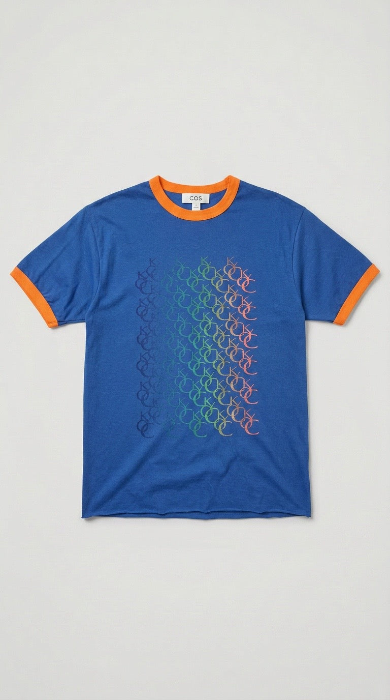 Multi Monogram Ringer tee