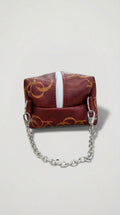 Red Monogram Chain handle Dopp