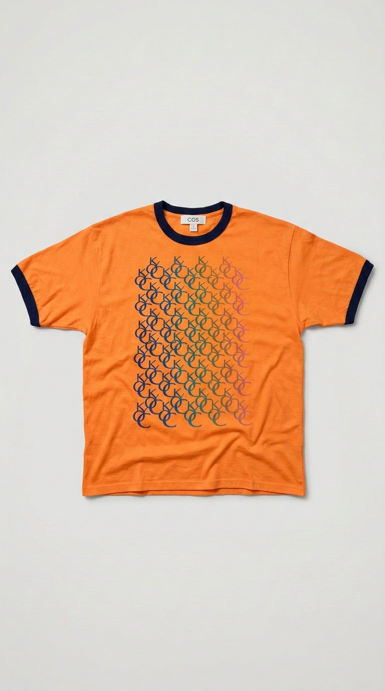 Multi Monogram Ringer tee