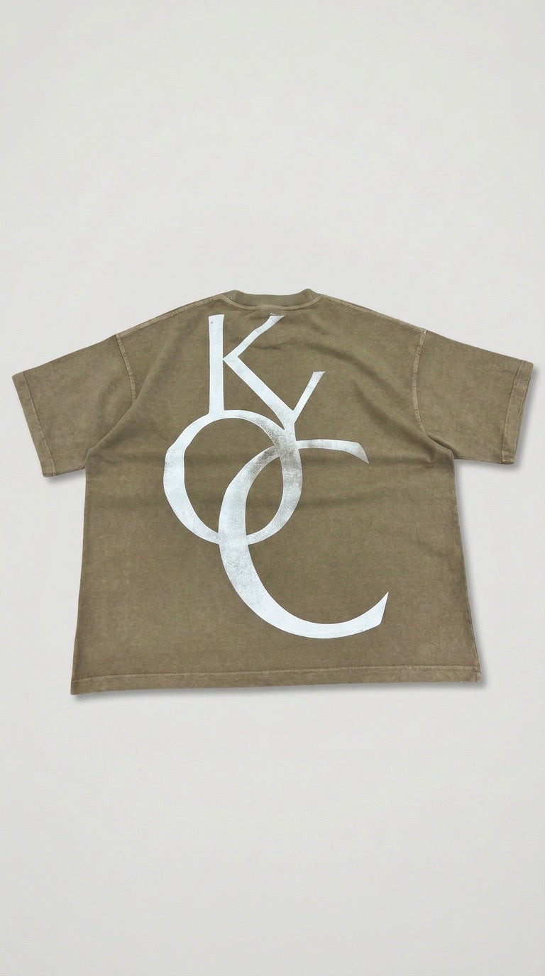 Premium Monogram box logo tee