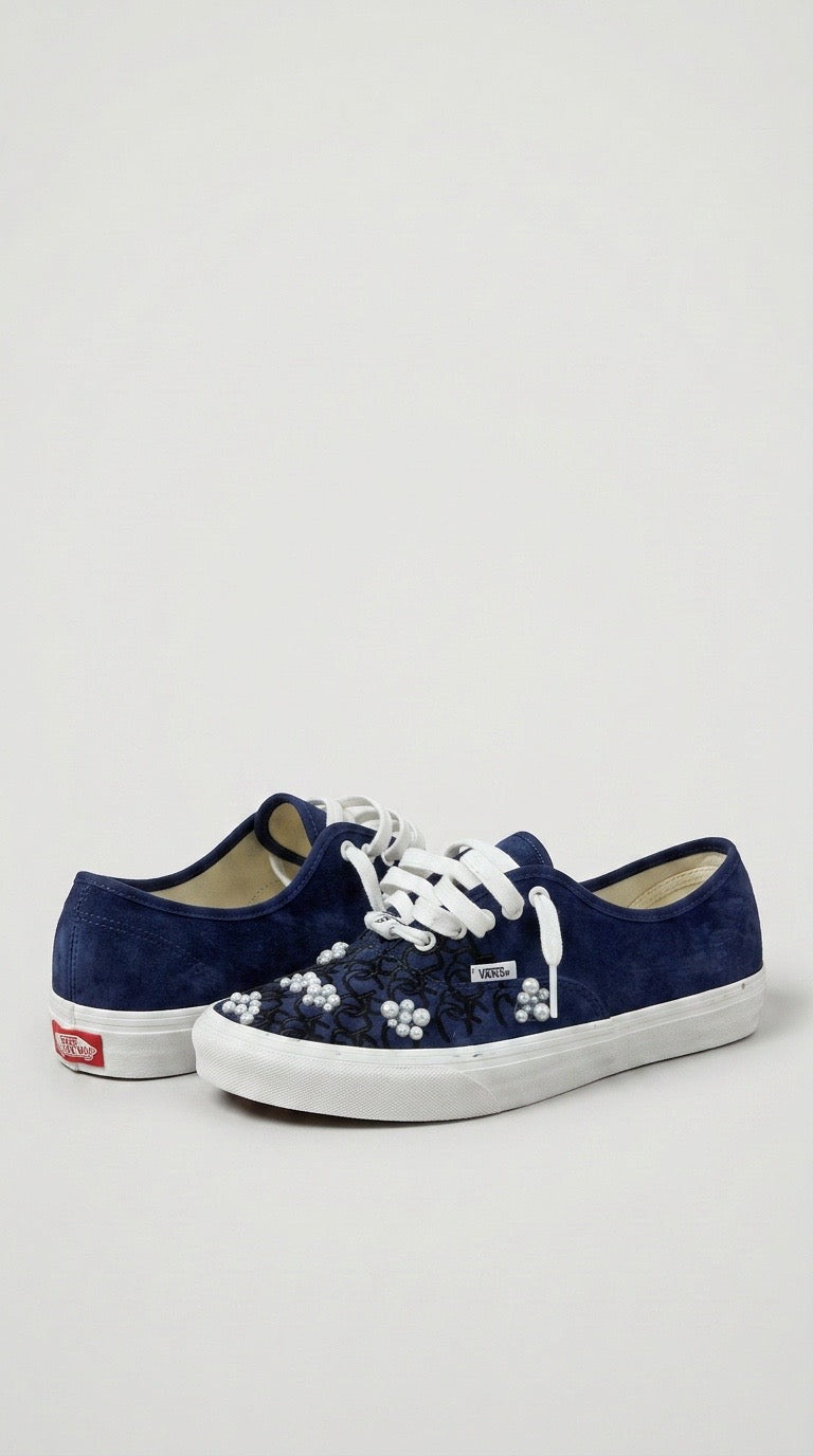 Navy Pearlized MONOGRAM Authentic