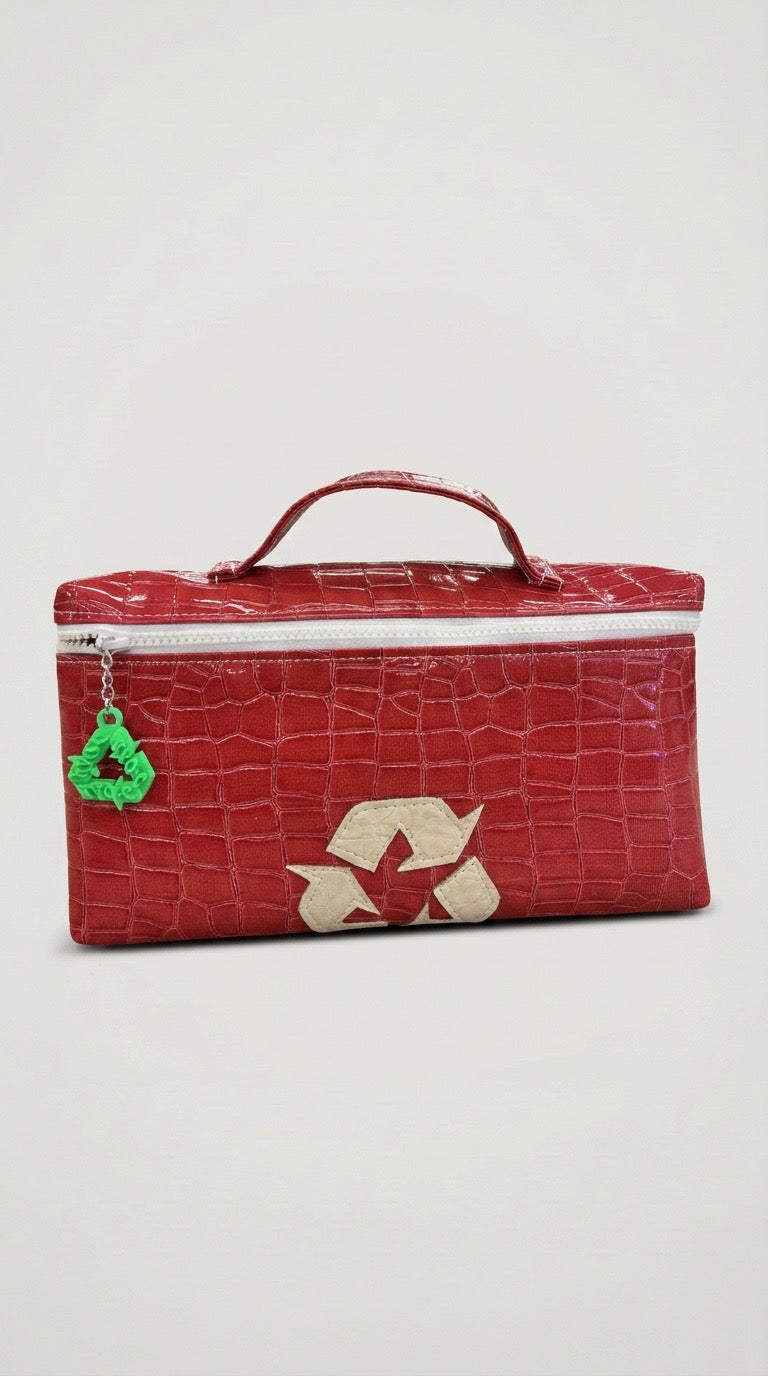 Red Croc Hand Bag