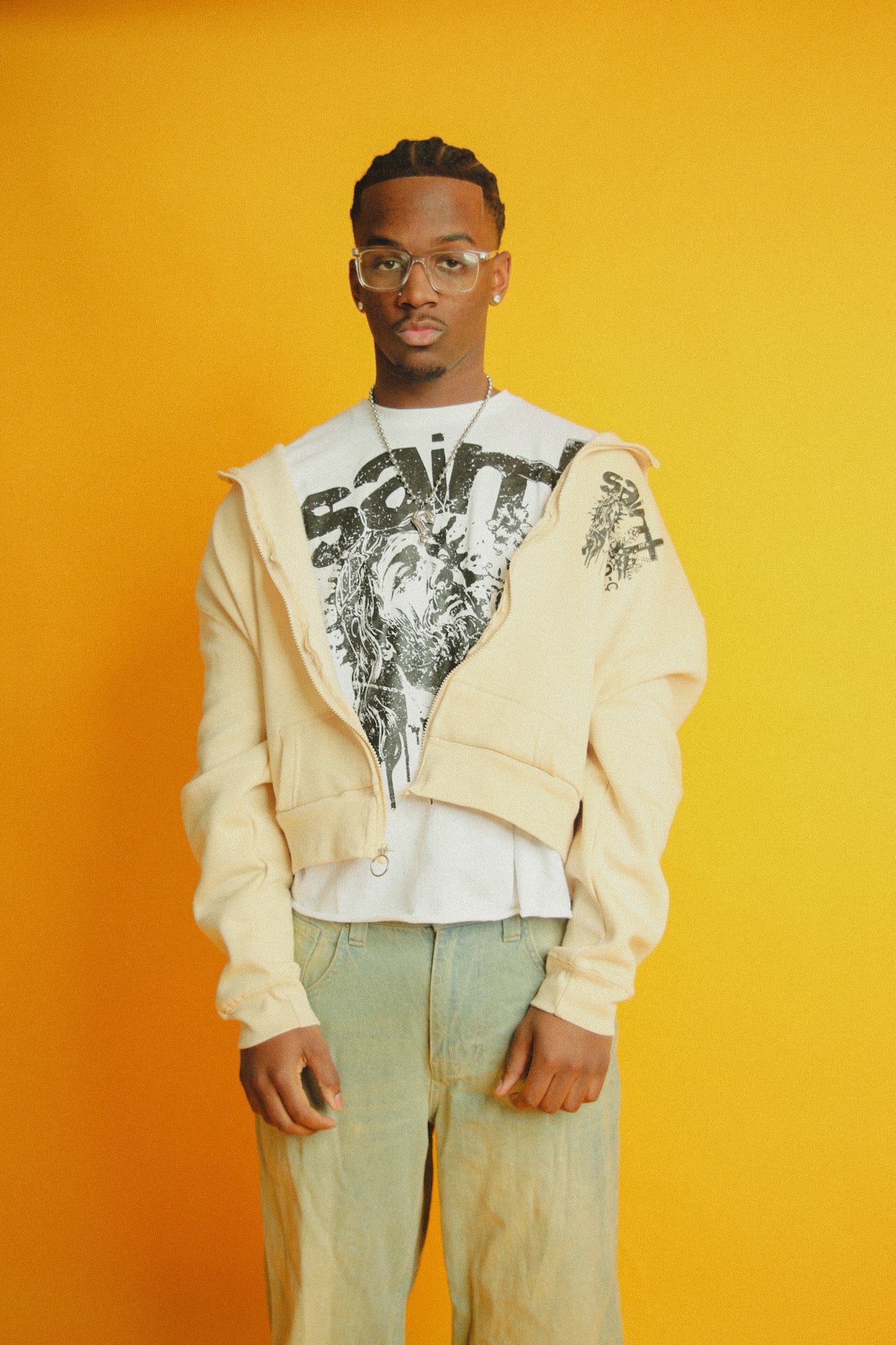 SAINT KYO-C CROPPED  TEE