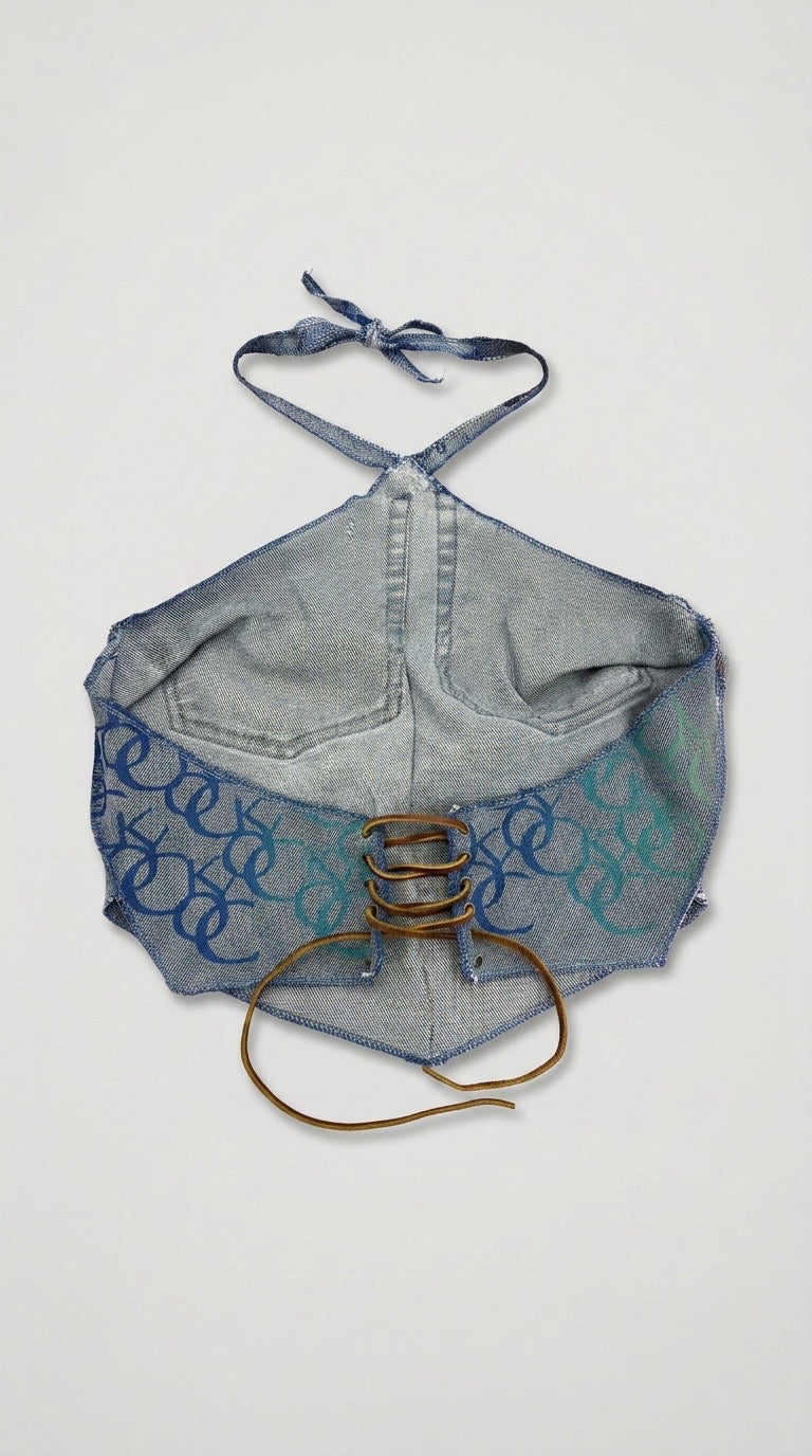 Women’s monogram denim set