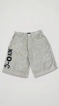Cream ￼Corduroy Shorts