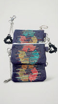 Genuine Purple Ostrich CoinPouch